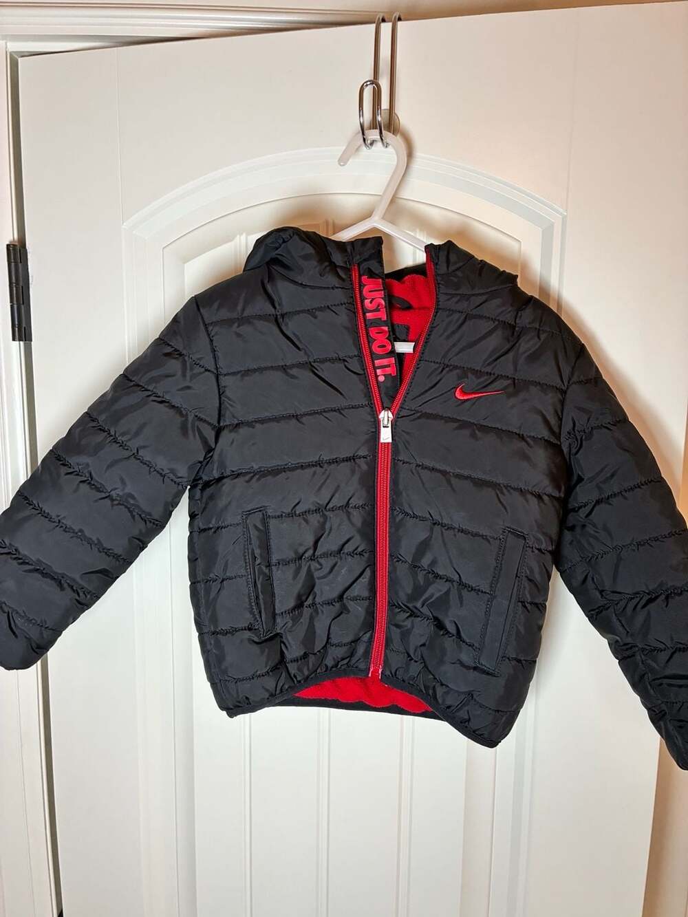 Toddler Boy Nike Puffer Jacket Medium Grey/Volt 4 - .com